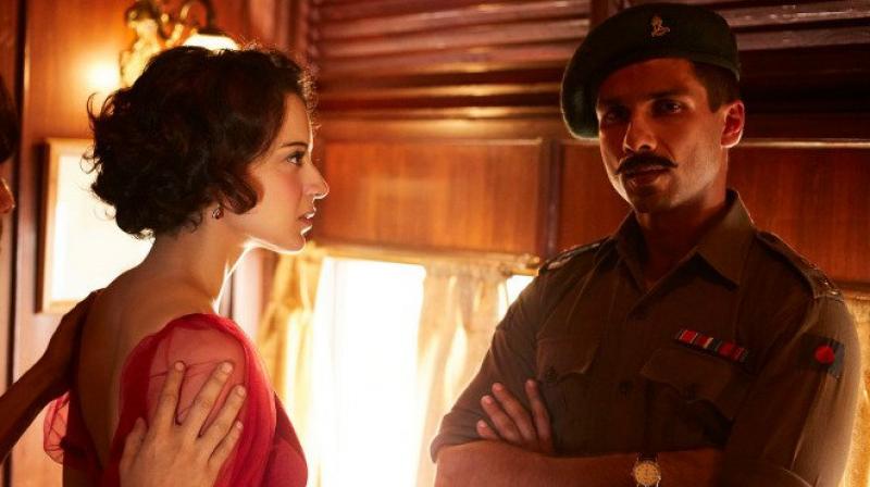 Shahid Kapoor and Kangana Ranaut in Rangoon.