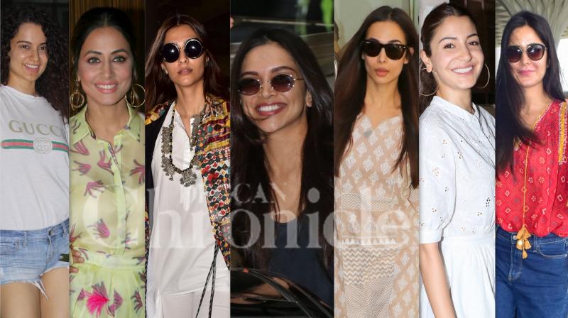 Beauties in town: Deepika, Kangana, Anushka and others spotted in Mumbai Beauties in town: Deepika, Kangana, Anushka and others spotted in Mumbai