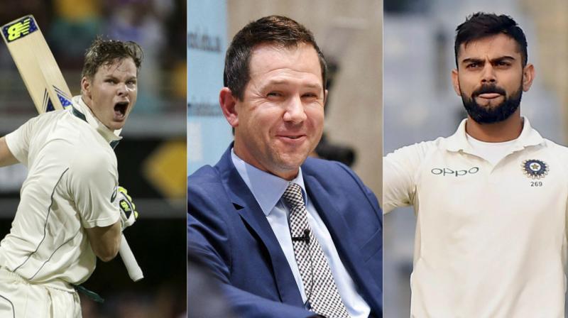 You look at the other better players in the world; Virat Kohli is on a pretty high pedestal but then you look at Joe Root and Kane Williamson, as far as Im concerned those guys are nowhere near as good as Steven Smith and Ive said that for a long time,  Ricky Ponting told cricket.com.au. (Photo: AP / PTI)