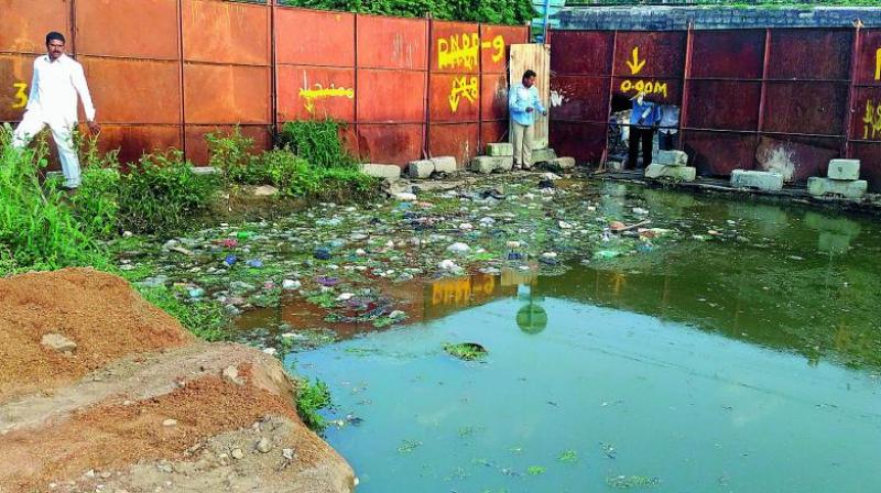 Bar and restaurants, apartments and compound walls of big construction companies like Alien Developers have come up on lake land. (Representational image)