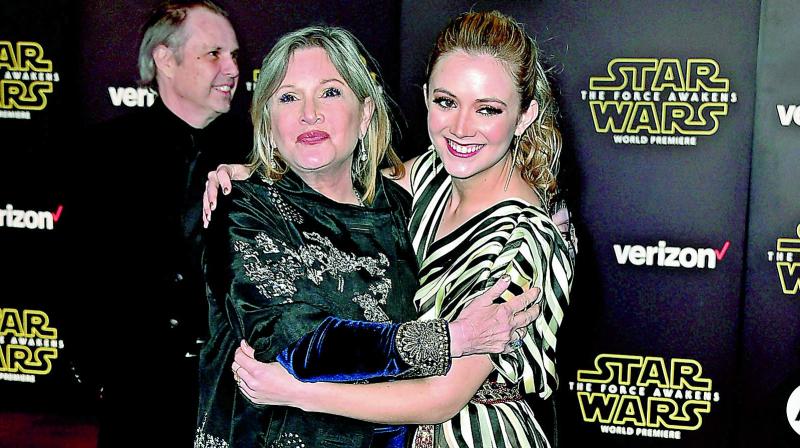Billie Lourd is marking the one-year anniversary of her mother Carrie Fishers death. (Photo: DC)