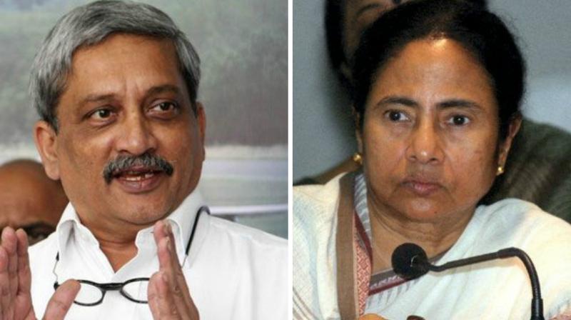 Parrikar said had Mamata enquired about it with the state agencies, she would have come to know about the communication that took place between the army and the concerned authorities regarding the exercise carried out by them. (Photo: PTI)