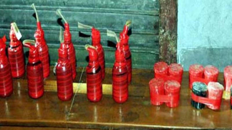 The bombs, kept in two plastic containers in a field, police said. (Photo: Representational Image)