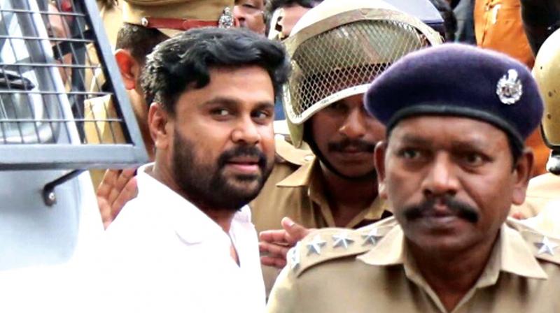 Dileep being taken back to Aluva sub jail after Angamaly judicial first class magistrate court rejected his bail plea on Saturday. 	(Photo: DC)
