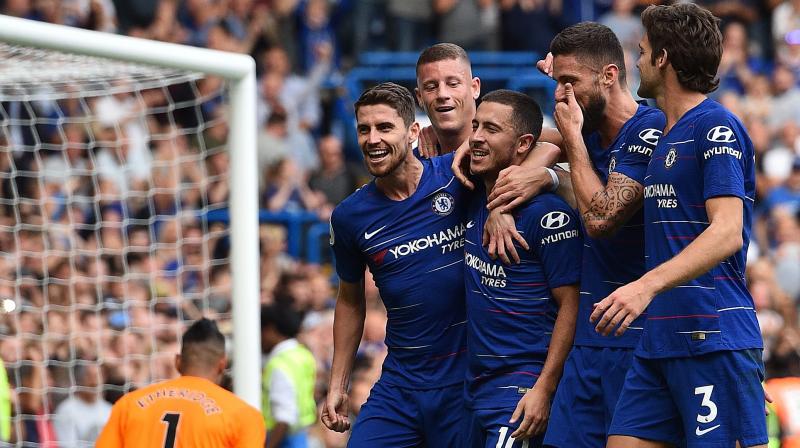 Hazards display drew glowing praise from Chelsea manager Maurizio Sarri, who said: â€œHe can become maybe the best player in Europe in the next two years.â€(Photo: AFP)