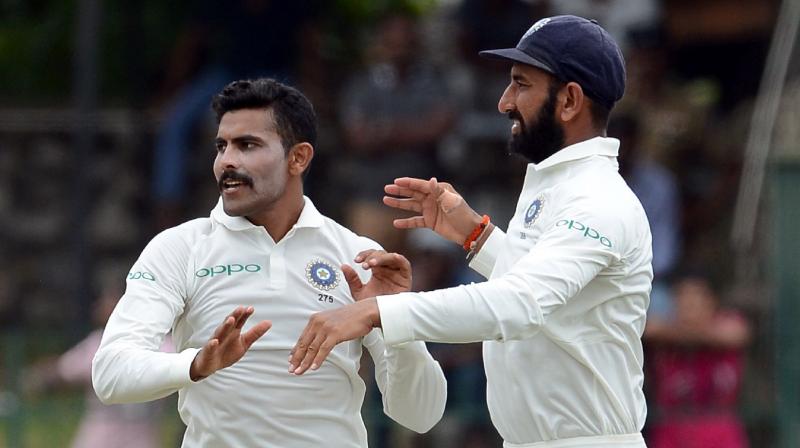 Team India players Cheteshwar Pujara and Ravindra Jadeja have been included in the Saurashtra Cricket Association (SCA) team for the upcoming Vijay Hazare Trophy. (Photo: AFP)