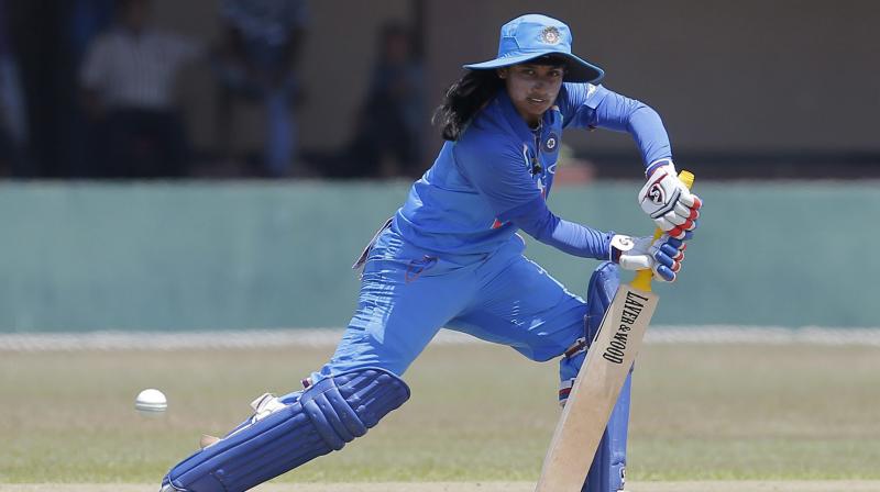 India had already sealed the series by winning the first two ODIs but in the 3rd match they could not defend the total of 253 for five, built around Rajs unbeaten 125 and opener Smriti Mandhanas 51.(Photo: AP)