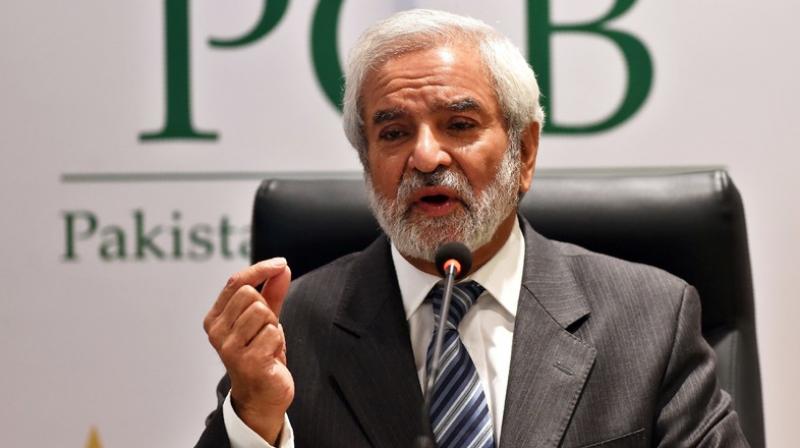 \Their (Indian) policy has been overall contradicting, because they are always ready to play in multinational tournaments like Asia Cup and World Cup but pulls out on bilateral arrangements,\ Pakistan Cricket Board (PCB) chairman Ehsan Mani said. (Photo: AFP)