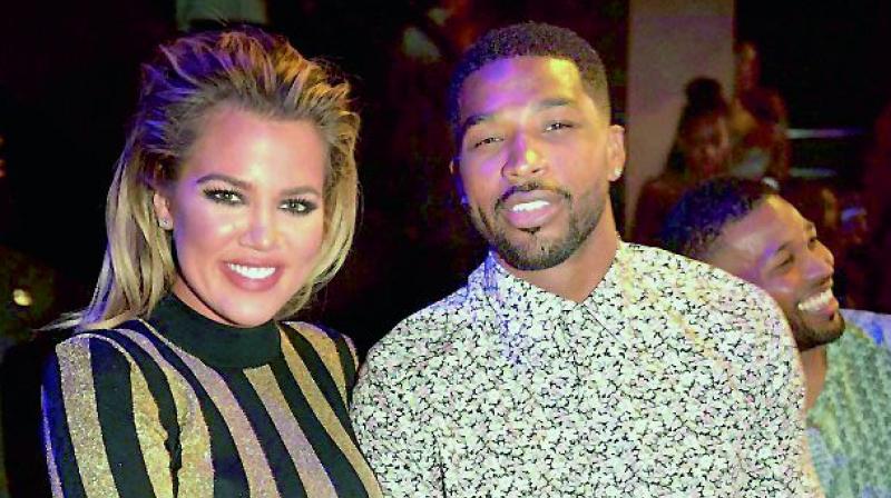 Khlo© Kardashian with boyfriend Tristan Thompson Khlo© Kardashian with boyfriend Tristan Thompson