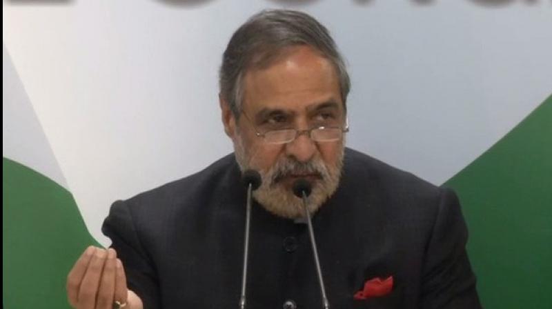 The truth is that terrorist activities have risen after that (Surgical Strike), more security personnel and civilians are being killed, Congress leader Anand Sharma said. (Photo: ANI)