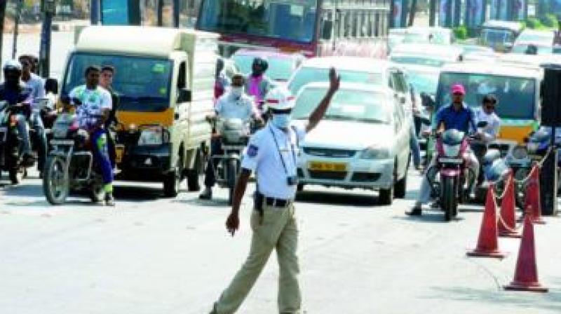 Additional commissioner Hyderabad traffic police, Mr Anil Kumar said,  This is a sincere effort by the Hyderabad traffic police to ensure road safety in the city and create awareness among the people by involving popular cinema artists.  (Representational Image)