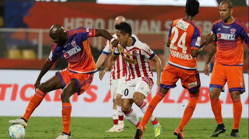 Anibal Zurdo Rodriguez scored from the spot in the second half to ensure Punes first home win and second overall in this edition of the Indian Super League. (Photo: ISL website)