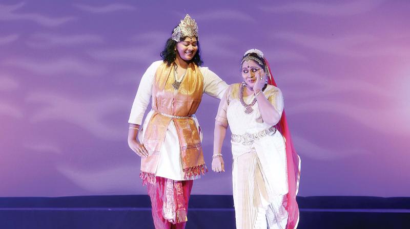 Parvathi Ravi Ghantasala during her  performance. (Photo: DC)