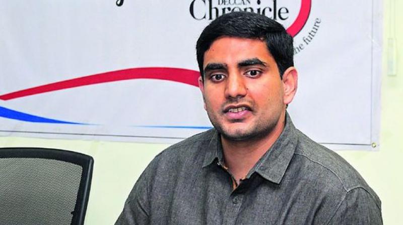 IT minister Nara Lokesh