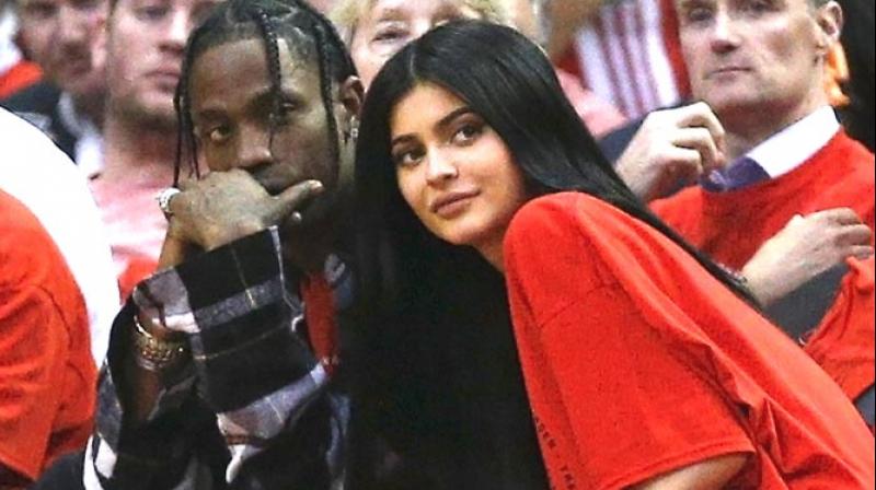 Kylie is due in February with her first child with rapper Travis Scott. (Photo: AFP)
