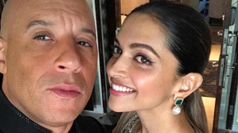 The picture with Deepika Padukone that Vin Diesel shared.