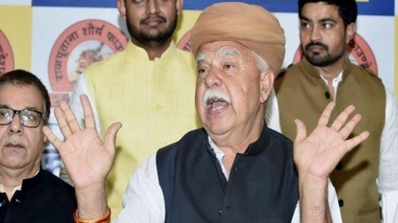 Shree Rajput Karni Sena chief Lokendra Singh Kalvi said the letter is being circulated on social media and is misleading the public. The letter is not authentic.  (Photo: File | PTI)
