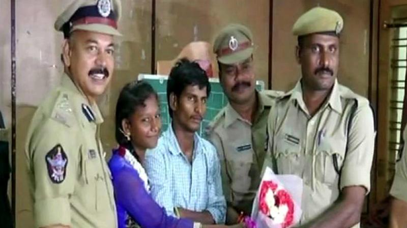 Vijayawada constable awarded for preventing woman from committing suicide