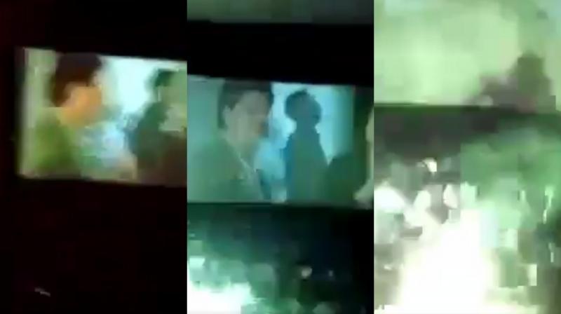 Screengrabs from the video doing the rounds across social media platforms. (Courtesy: @srkianz)