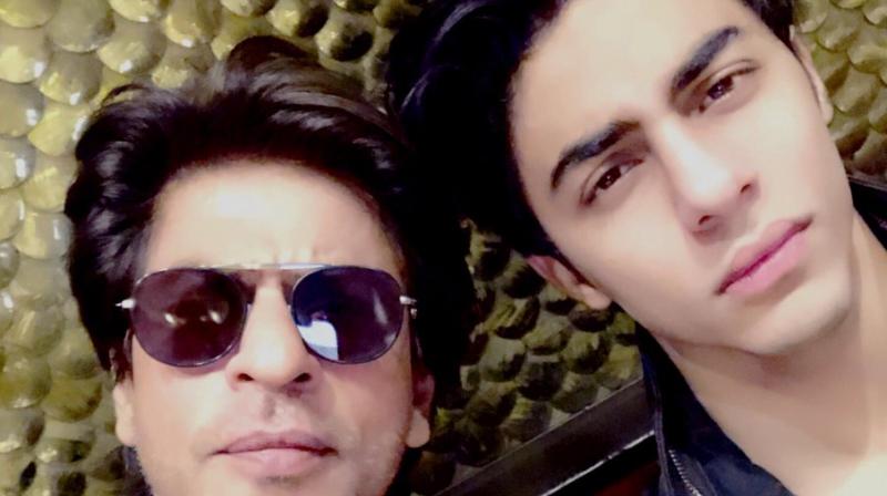 Shah Rukh Khan with his son Aryan.
