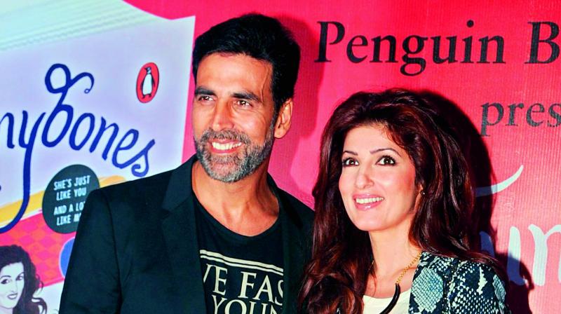 Akki had only one request  that his outspoken wife should not embarrass him. And looks like she didnt pay attention.