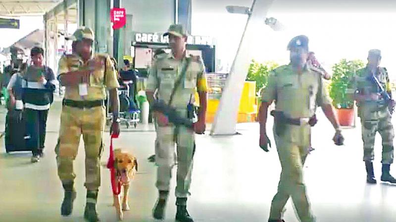 The Bureau of Civil Aviation Security (BCAS) has been instructed to check the passengers thoroughly and ensure proper screening at the airport. Patrolling outside airport area has also been intensified.