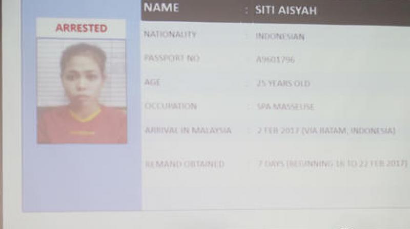 Siti Aisyah also told authorities she did not want her parents to see her in custody. (Photo: AP)