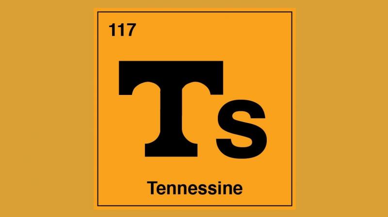 Halogens include elements such as chlorine and fluorine. Tennessines symbol on the Periodic Table will be Ts.