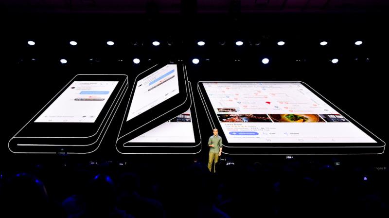 Samsung shows off its folding phone at Dev Conference 2018