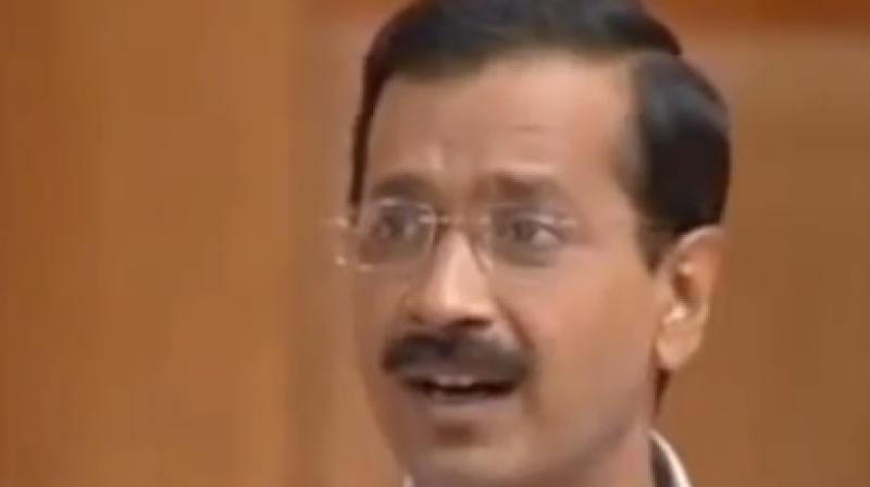 Delhi Chief Minister Arvind Kejriwal (Photo: Video grab)