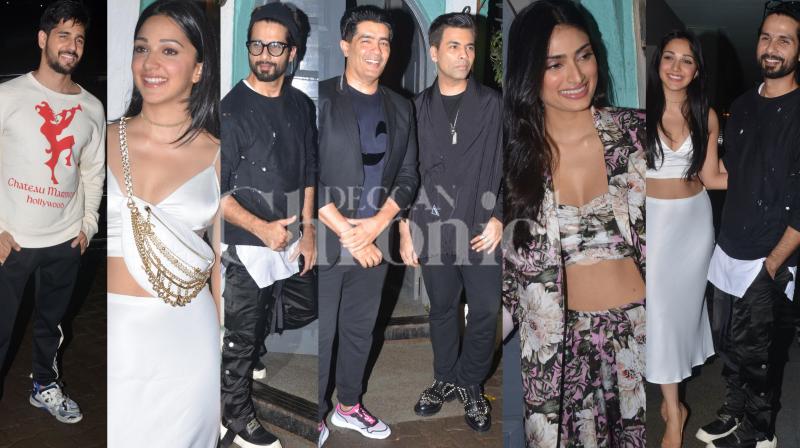 Pics: Shahid, Sidharth, Karan and others attend Kiara Advanis bday bash