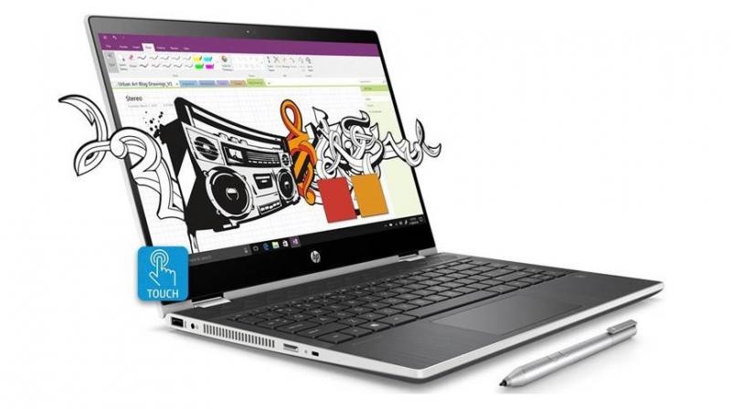 The HP Pavilion x360 comes with a micro-edge 14-inch FHD touch-enabled display.