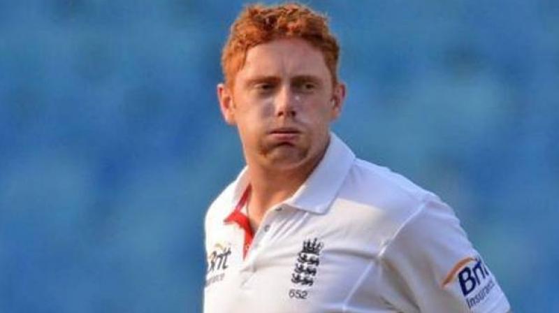 Jonny Bairstow hobbled back to the dressing room right at the start of the play on day three of the India-England Test. (Photo: AFP)