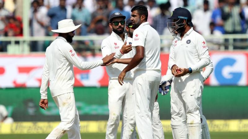 R Ashwin gave India a crucial breakthrough on day three after he ended Ben Stokes vigil. (Photo: BCCI)