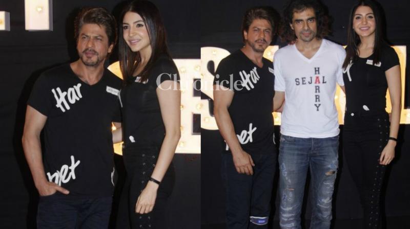 Jab Harry Met Sejal: SRK, Anushka, Imtiaz come out in style for song launch