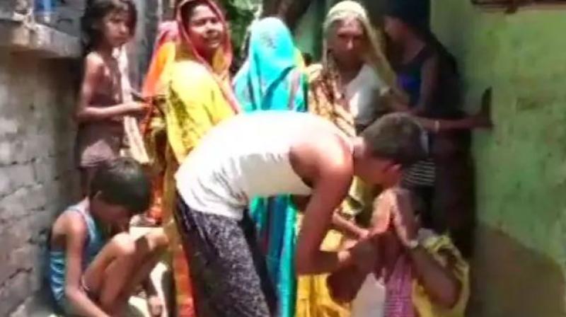 10-year-old child was shot in the head for plucking mangoes from an orchard in Bihars Khagaria area on Thursday. (Photo: ANI | Twitter)
