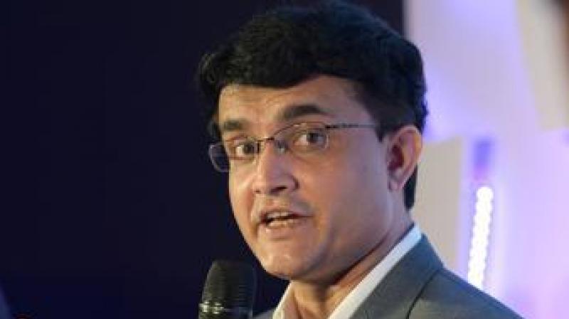 Sourav Ganguly was chairing  the technical committee meeting of the BCCI.(Photo: AFP)