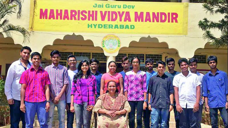 Most of the students who appeared for the examination secured above 90 per cent marks.