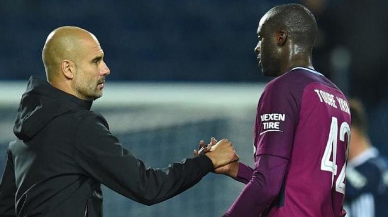 Toure complained that Guardiola \did everything to ruin my last season\ and to prevent him enjoying the sort of farewell fanfare that Andres Iniesta received this season at Barcelona and Gianluigi Buffon did at Juventus.(Photo: AFP)