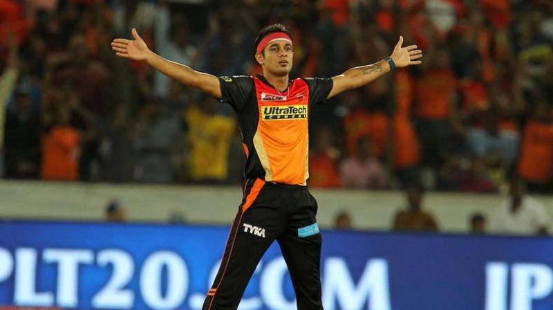 Siddarth Kaul has played for Sunrisers Hyderabad in the Indian Premier League. (Photo: BCCI)