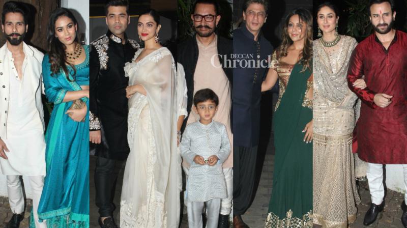 Aamir Khan hosts grand Diwali bash, SRK, Deepika, other stars dazzle
