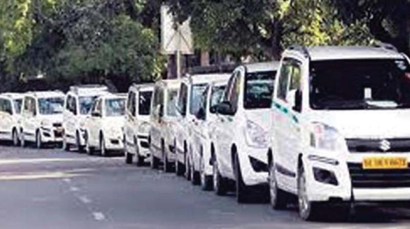 The fleet had strengthened with up to 300 taxis . But the venture slowly petered out.