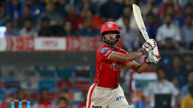 \In the last three games, whatever we were doing batting/fielding, the target was the attitude should be of nothing to lose, execute in batting, bowling and fielding, play the natural game, then we will see what happens,\ said Wriddhiman Saha who stuck an unbeaten 93 in 55 balls to help Kings XI Punjab secure seven-run win against Mumbai Indians. (Photo: BCCI)