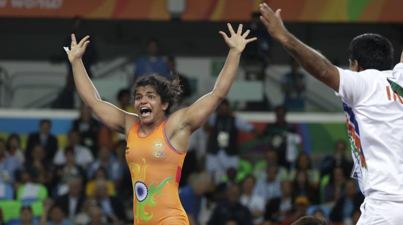 Competing for the first time in womens 60kg category after jumping up the weight division from 58kg, Olympic bronze medallist Sakshi Malik hardly had to break a sweat en route to the final. (Photo: AP)