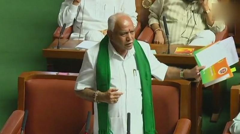 B S Yeddyurappa said, We will hold a state-wide bandh on May 28, if Chief Minister H D Kumaraswamy doesnt waive off farmer loans. (Photo: ANI | Twitter)