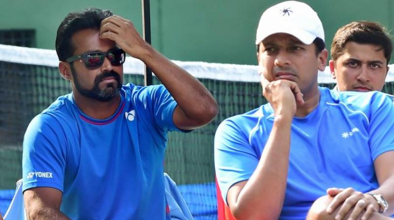 Bhupathi to reveal on Facebook that he had never promised Paes a spot in the final four and that his departure was final nail in the coffin. (Photo:PTI