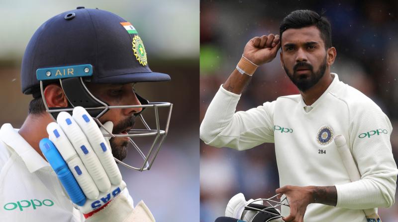 Lokesh Rahul and Murali Vijay have managed only one double-digit stand midway through the four-Test series in Australia, hardly the starts that would help bring India a first Test series win Down Under. (Photo: AP)
