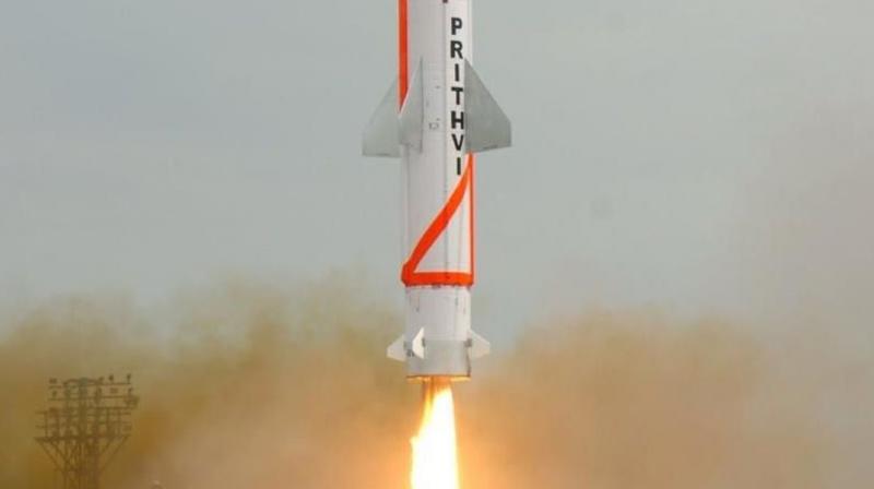 Nuclear-capable Prithvi-II missile (Photo: DRDO)