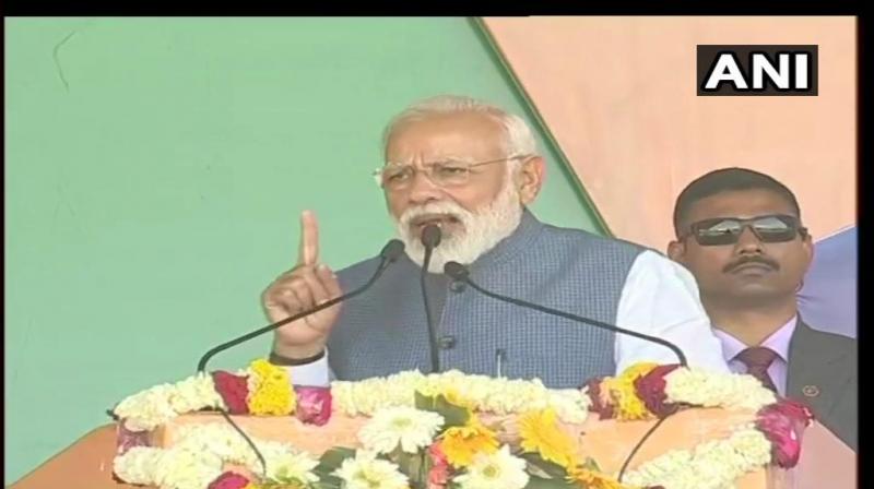 Prime Minister Narendra Modi after concluding his two-day visit to Gujarat, marked his presence at Dhar in Madhya Pradesh on Tuesday. (Photo: File)
