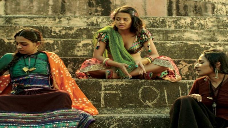 A still from movie Parched